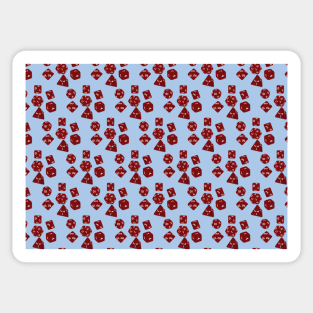 Dice Everywhere - Garnet Red Sticker